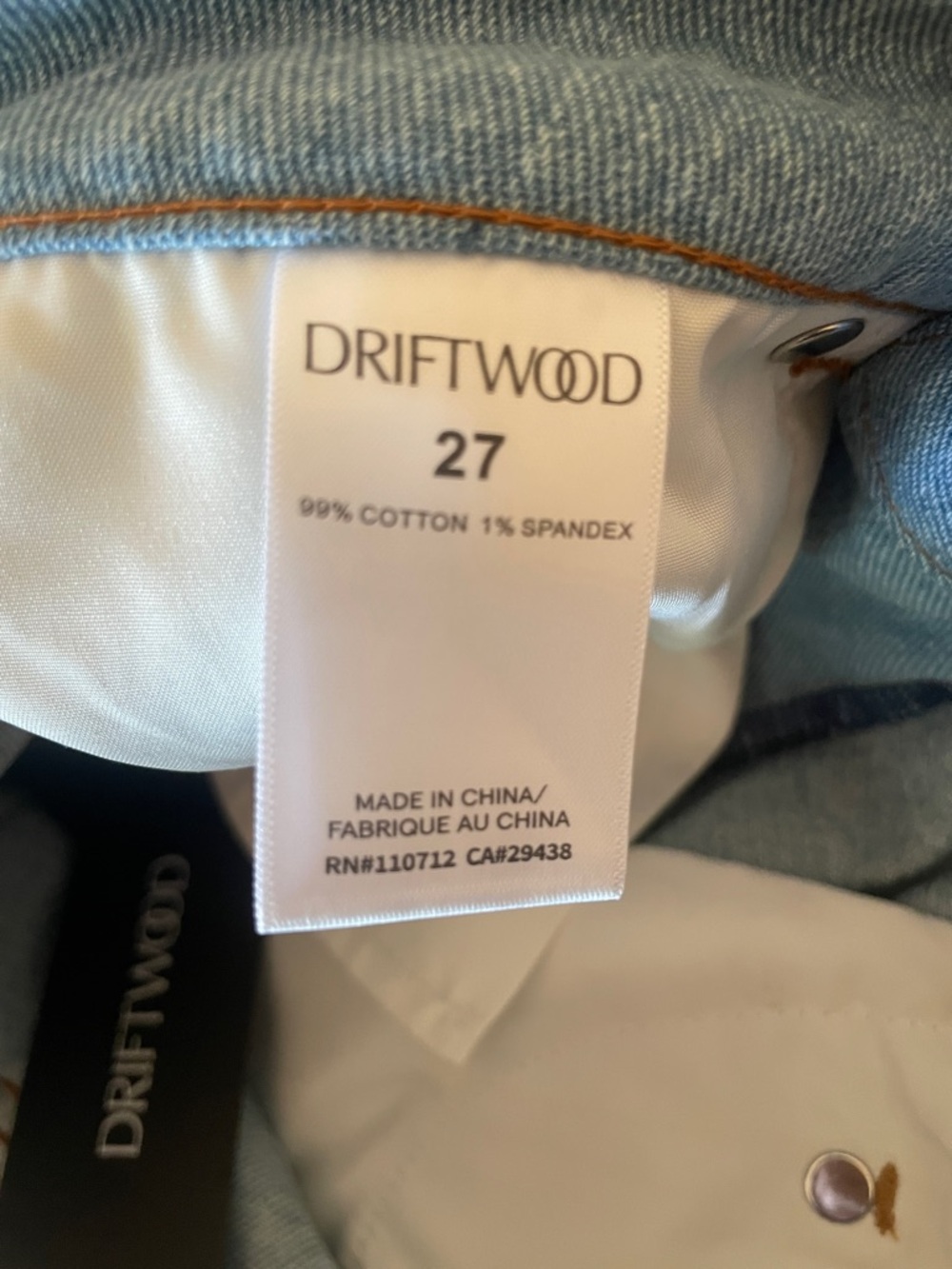 New Driftwood Serena Denim Skirt in Pink Promise size 27 - Picture 11 of 13